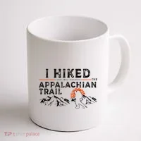 Hiked A Small Section Trail Appalachian Hiker Coffee Mug thumb 1