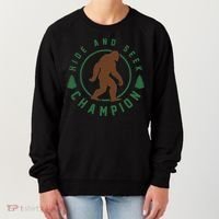 Hide And Seek Champion Sasquatch Big Foot Women's Sweatshirt thumb 0