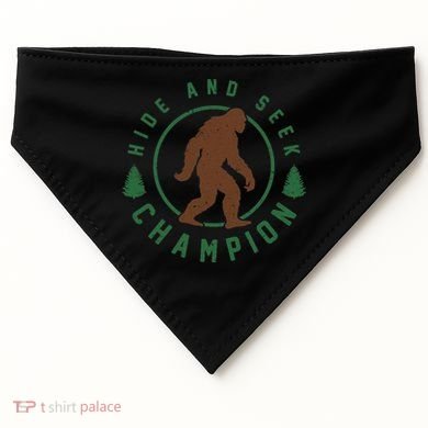 Hide And Seek Champion Sasquatch Big Foot USA-Made Doggie Bandana