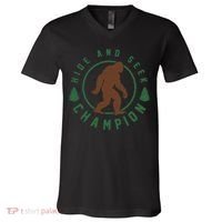 Hide And Seek Champion Sasquatch Big Foot V-Neck T-Shirt thumb 0