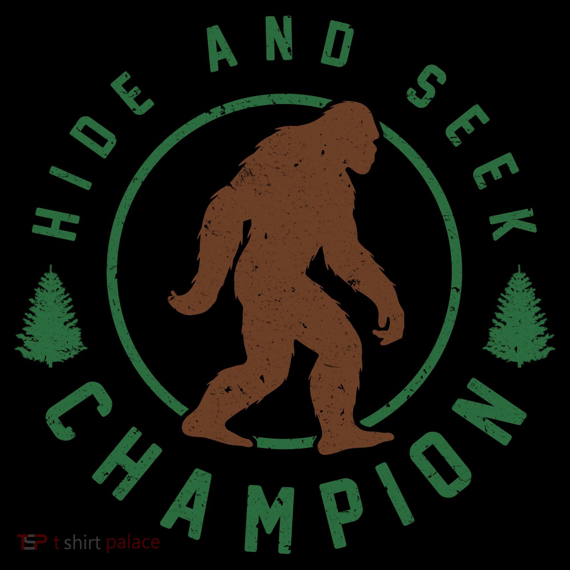 Hide And Seek Champion Sasquatch Big Foot Button