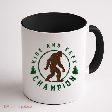Hide And Seek Champion Sasquatch Big Foot Coffee Mug back
