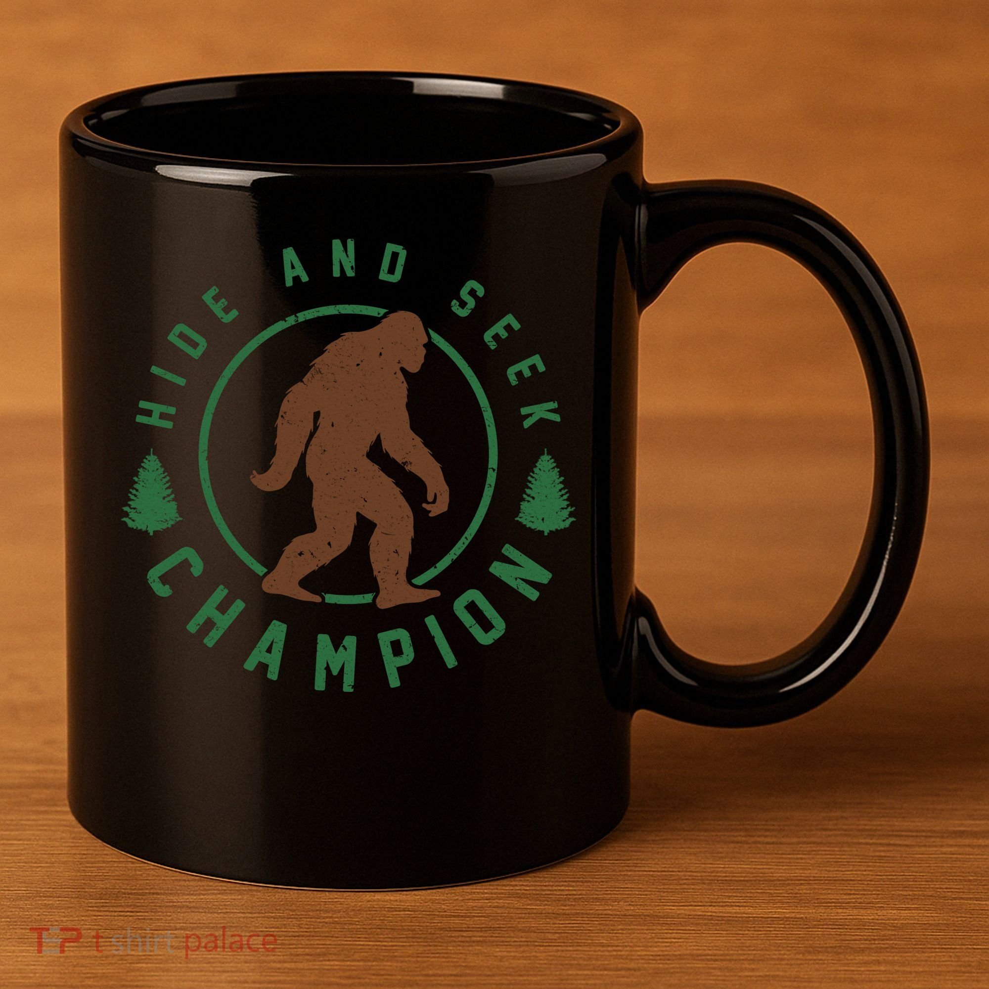 Hide And Seek Champion Sasquatch Big Foot 11oz C Handle Ceramic Mug