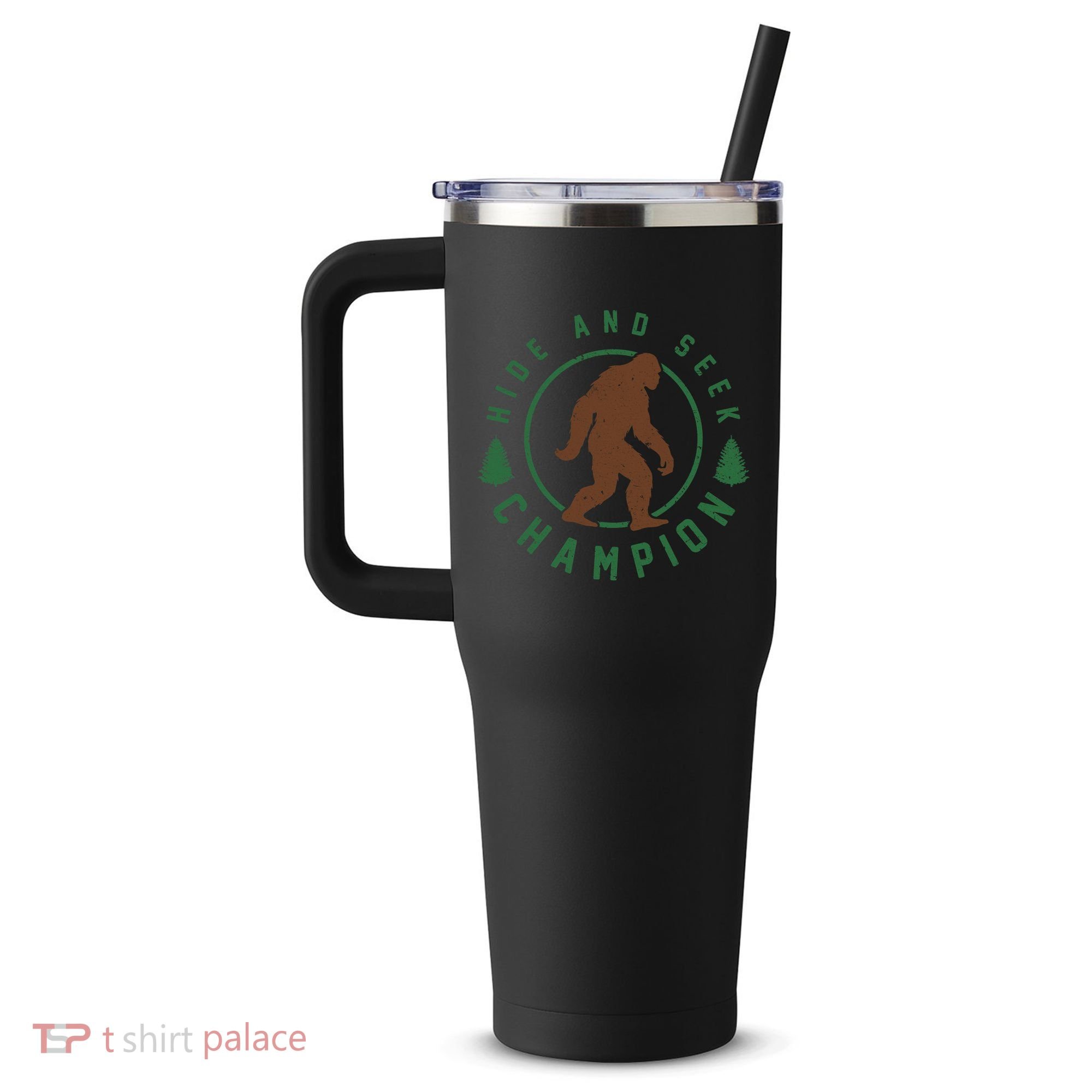 Hide And Seek Champion Sasquatch Big Foot 40oz Vacuum Insulated Stainless Steel Travel Tumbler