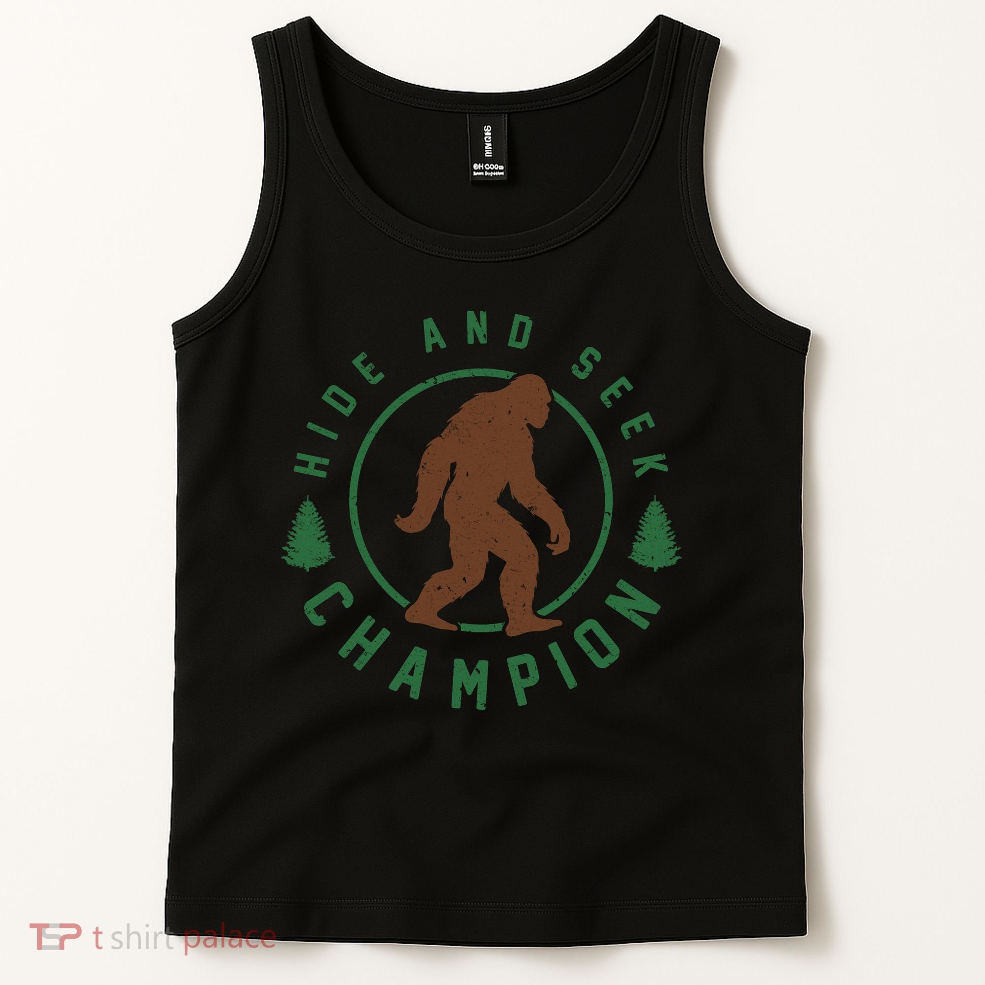 Hide And Seek Champion Sasquatch Big Foot Tank Top