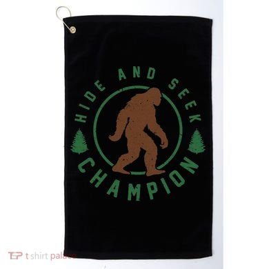 Hide And Seek Champion Sasquatch Big Foot Golf Towel