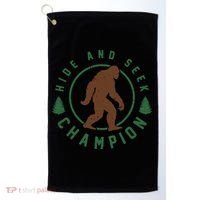 Hide And Seek Champion Sasquatch Big Foot Golf Towel thumb 0
