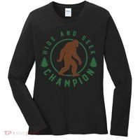 Hide And Seek Champion Sasquatch Big Foot Women's Long Sleeve Shirt thumb 0