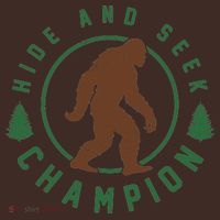 Hide And Seek Champion Sasquatch Big Foot Mousepad thumb 1