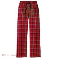 Hide And Seek Champion Sasquatch Big Foot Women's Flannel Plaid Pajama Pants thumb 0