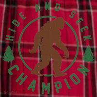 Hide And Seek Champion Sasquatch Big Foot Women's Flannel Plaid Pajama Pants thumb 2
