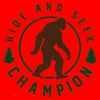 Hide And Seek Champion Sasquatch Big Foot Santa Hat thumb 1