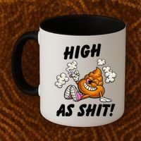 High As Shit Coffee Mug thumb 2