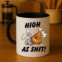 High As Shit Coffee Mug thumb 4