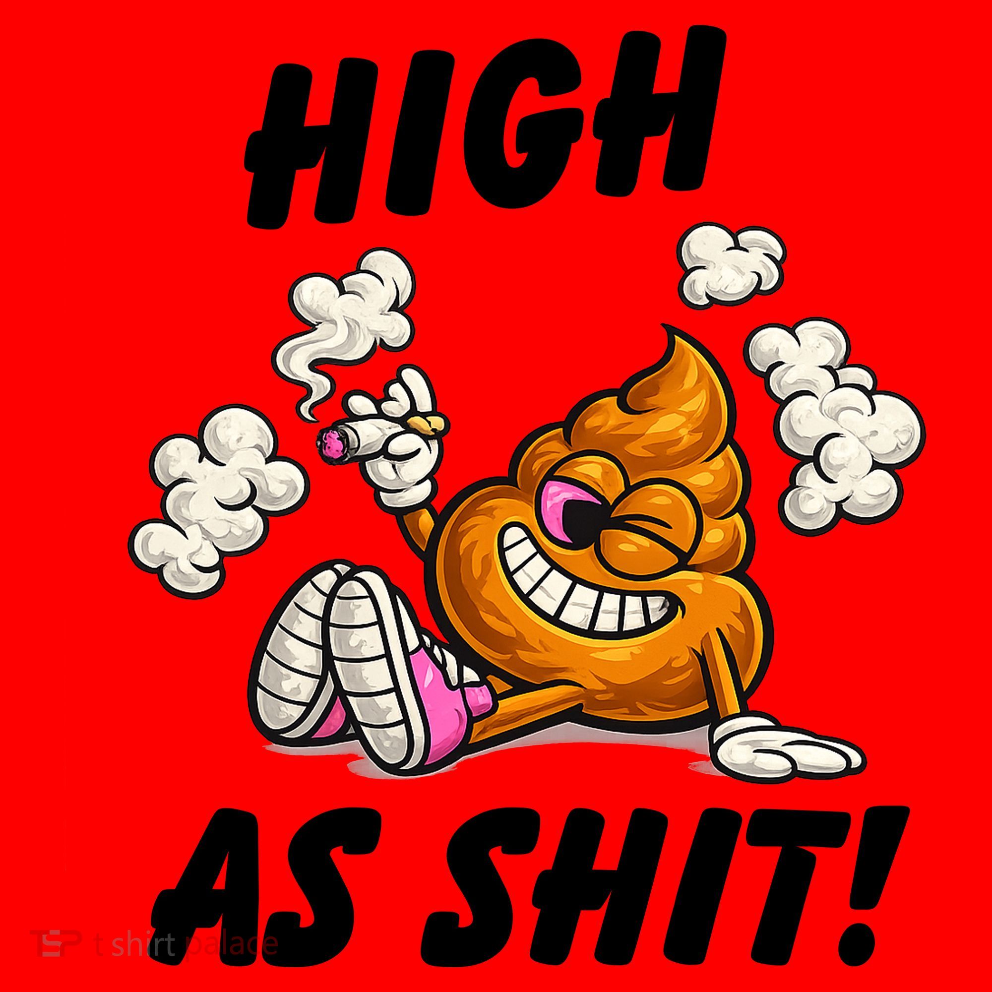 High As Shit Santa Hat