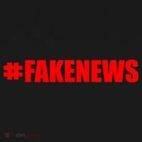 Hashtag Fake News #FAKENEWS Logo T-Shirt thumb 7