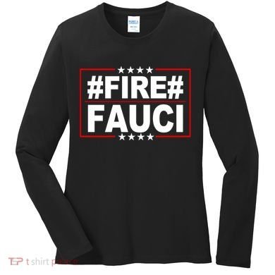 Hashtag Fire Fauci  Women's Long Sleeve Shirt