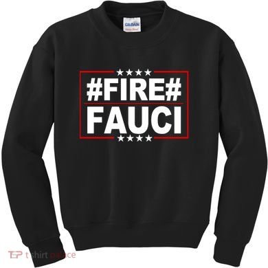 Hashtag Fire Fauci  Kids Sweatshirt