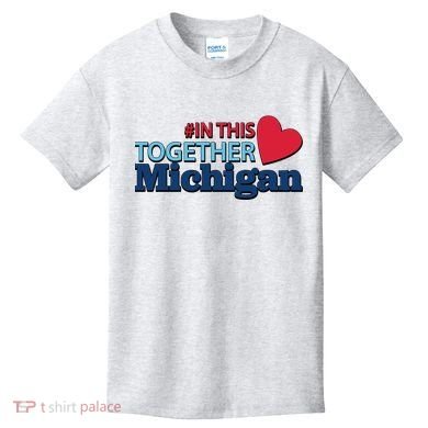 Hashtag In This Together Michigan Kids T-Shirt