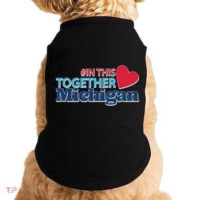 Hashtag In This Together Michigan Doggie Tank