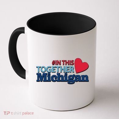Hashtag In This Together Michigan Coffee Mug