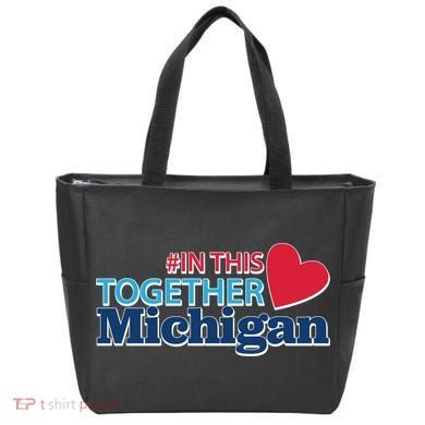 Hashtag In This Together Michigan Tote Bag