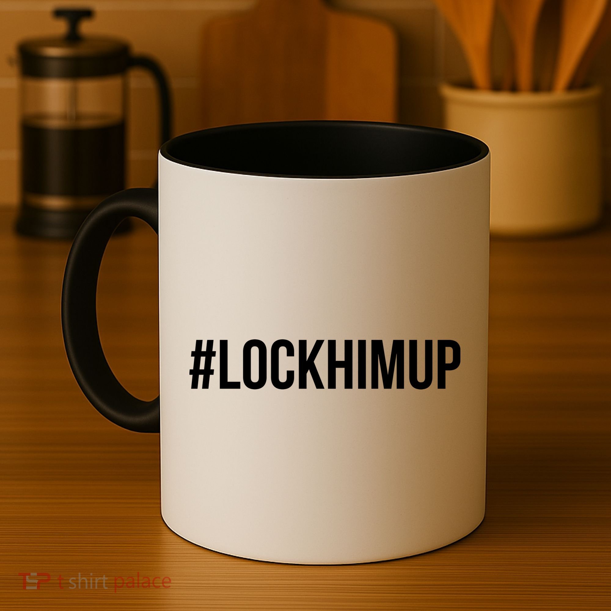 Hashtag Lock Him Up #lockhimup Coffee Mug