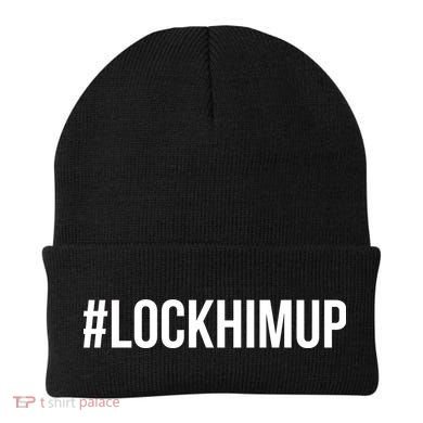 Hashtag Lock Him Up #lockhimup Beanie