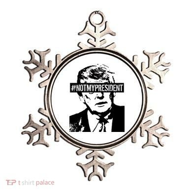 Hashtag Not My President Anti Donald Trump Ornament