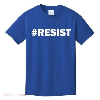 Hashtag Resist Anti Trump Kids T-Shirt