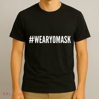 Hashtag Wear Yo Mask T-Shirt thumb 3