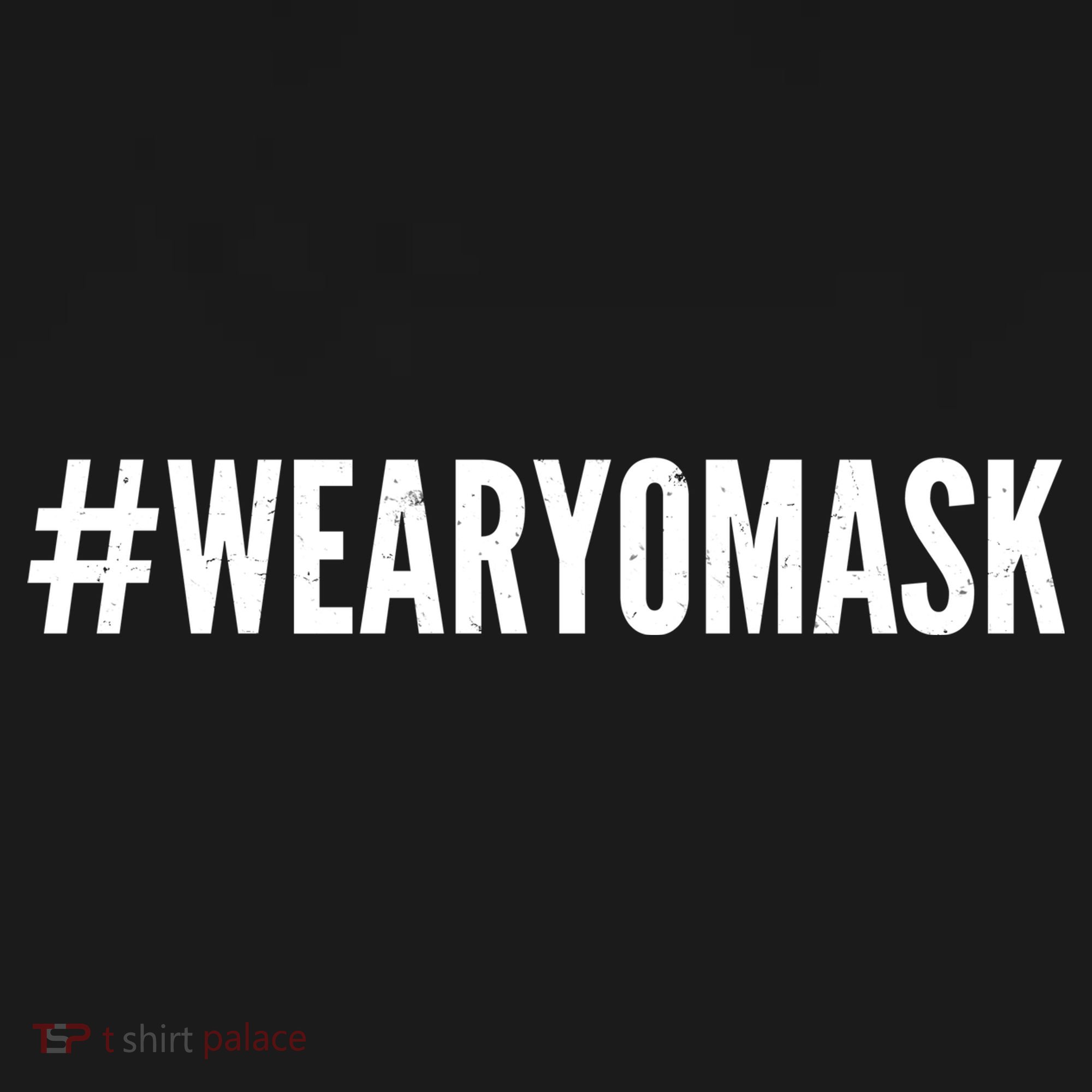 Hashtag Wear Yo Mask Button