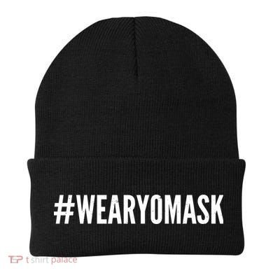 Hashtag Wear Yo Mask Beanie