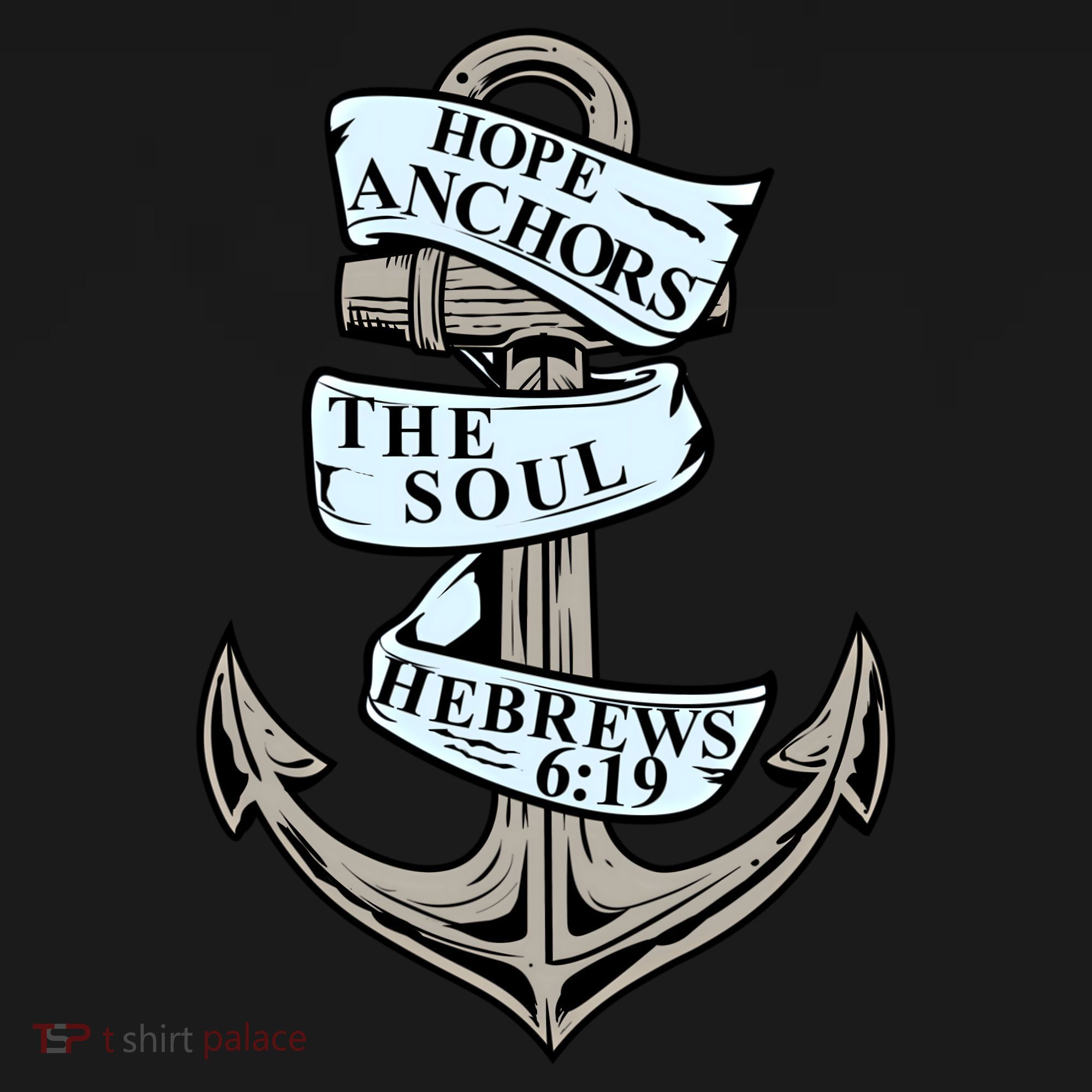 Hope Anchors The Soul Hebrews 6:19 Christian Faith Anchor Gift Women's Hoodie