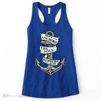 Hope Anchors The Soul Hebrews 6:19 Christian Faith Anchor Gift Women's Tank Top thumb 0