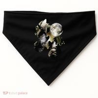 Howling At The Moon Wolves Wolf Animal USA-Made Doggie Bandana thumb 0