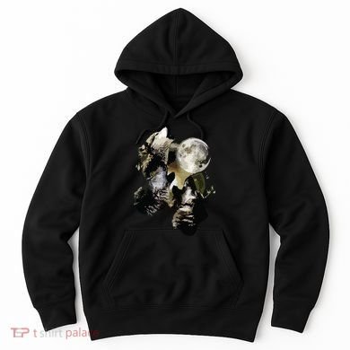 Howling At The Moon Wolves Wolf Animal Hoodie