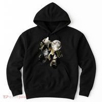Howling At The Moon Wolves Wolf Animal Hoodie thumb 0