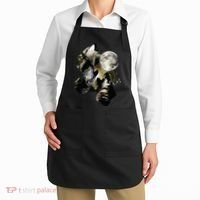 Howling At The Moon Wolves Wolf Animal Apron thumb 2
