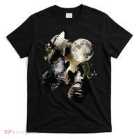 Howling At The Moon Wolves Wolf Animal T-Shirt thumb 0