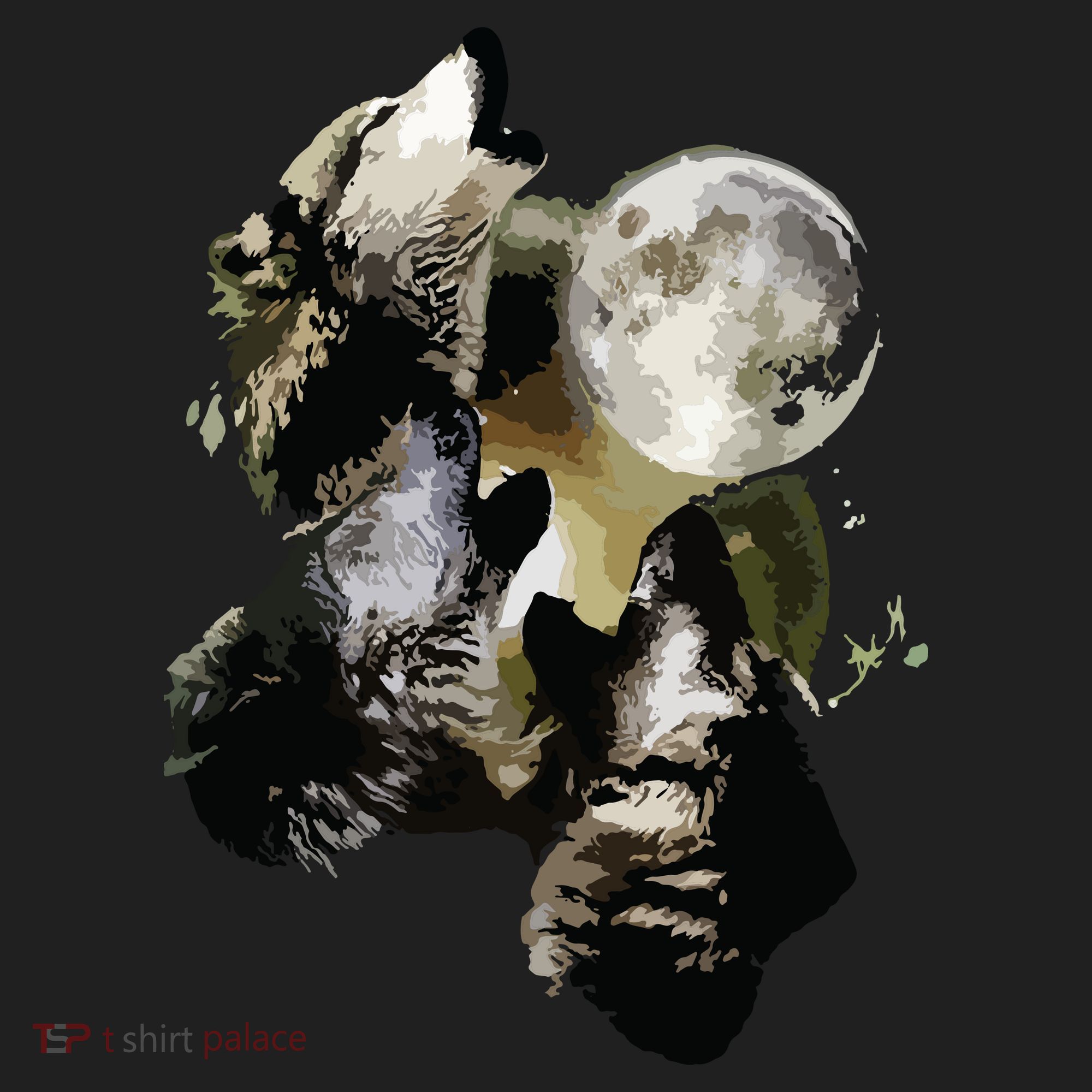 Howling At The Moon Wolves Wolf Animal Beanie