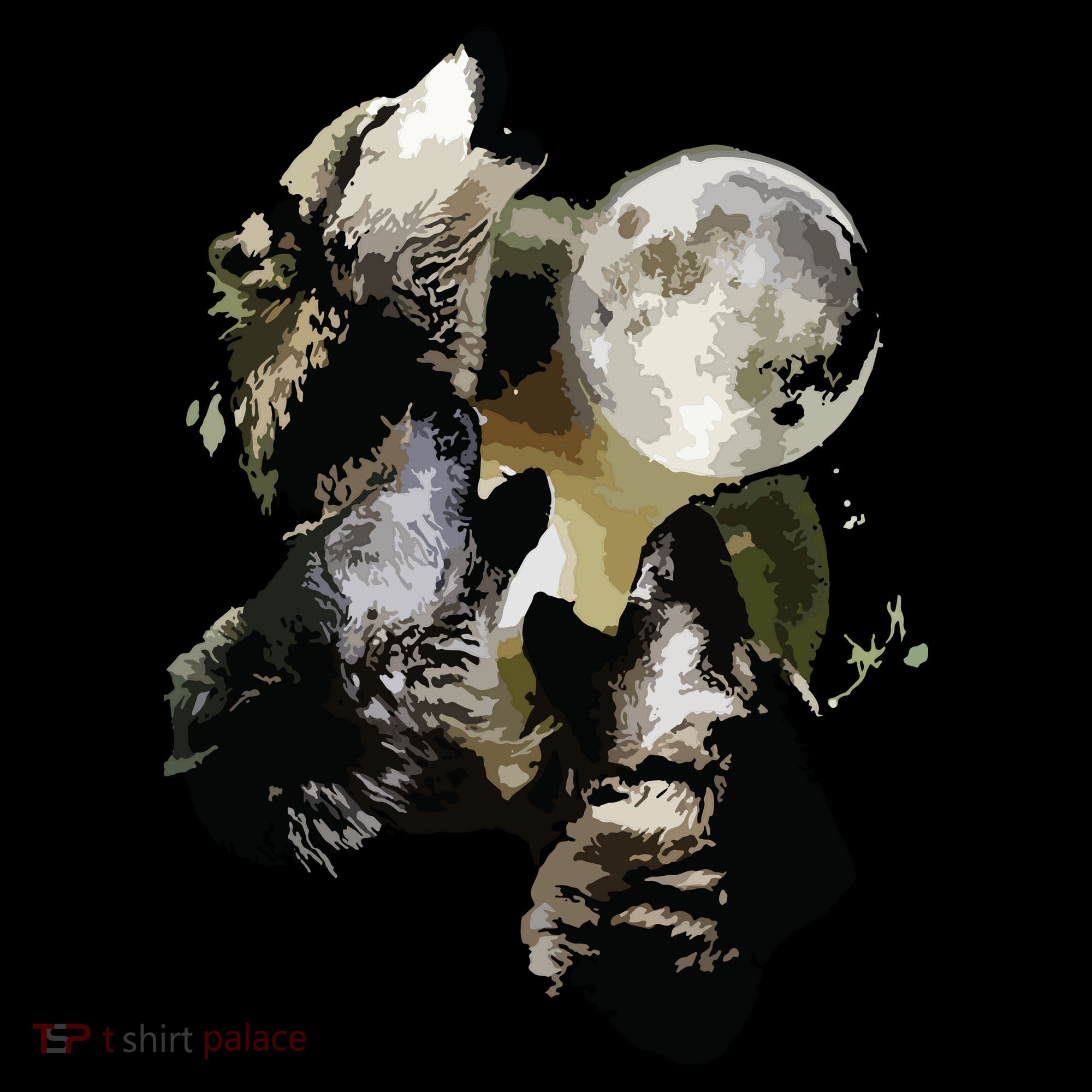 Howling At The Moon Wolves Wolf Animal Coaster