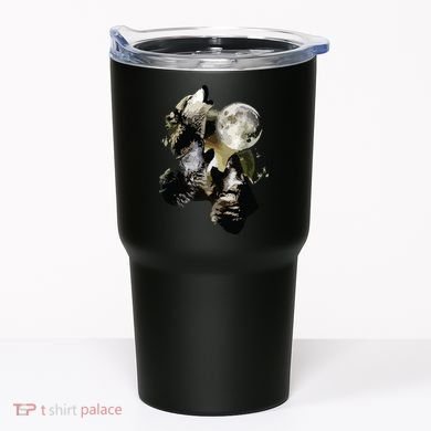 Howling At The Moon Wolves Wolf Animal Tumbler