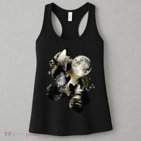 Howling At The Moon Wolves Wolf Animal Women's Tank Top thumb 3