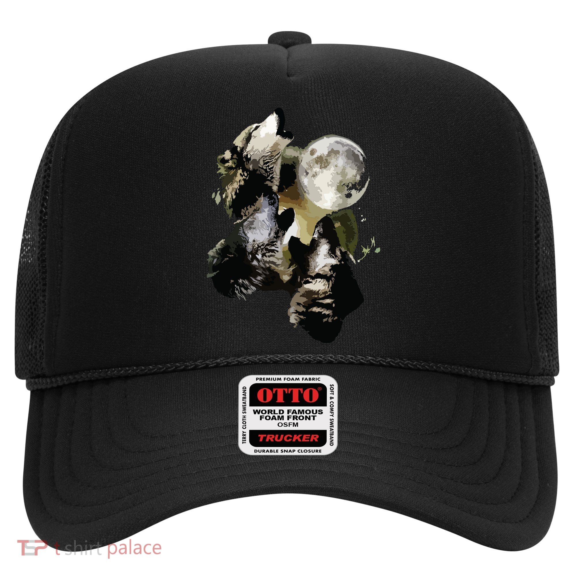 Howling At The Moon Wolves Wolf Animal Hat