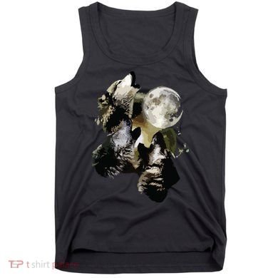 Howling At The Moon Wolves Wolf Animal Tank Top