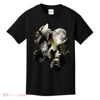 Howling At The Moon Wolves Wolf Animal Kids T-Shirt thumb 0