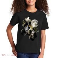 Howling At The Moon Wolves Wolf Animal Kids T-Shirt thumb 2