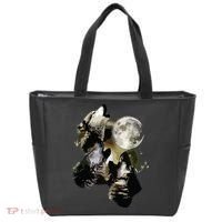 Howling At The Moon Wolves Wolf Animal Tote Bag thumb 0