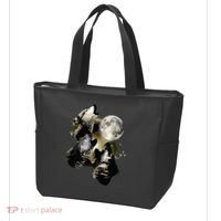 Howling At The Moon Wolves Wolf Animal Tote Bag thumb 3